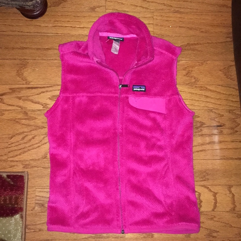 Hot pink women's Patagonia vest